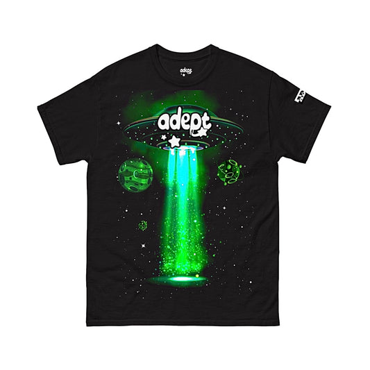 ADEPT SPACE PRINT GRAPHIC TEE (GREEN) 🛸